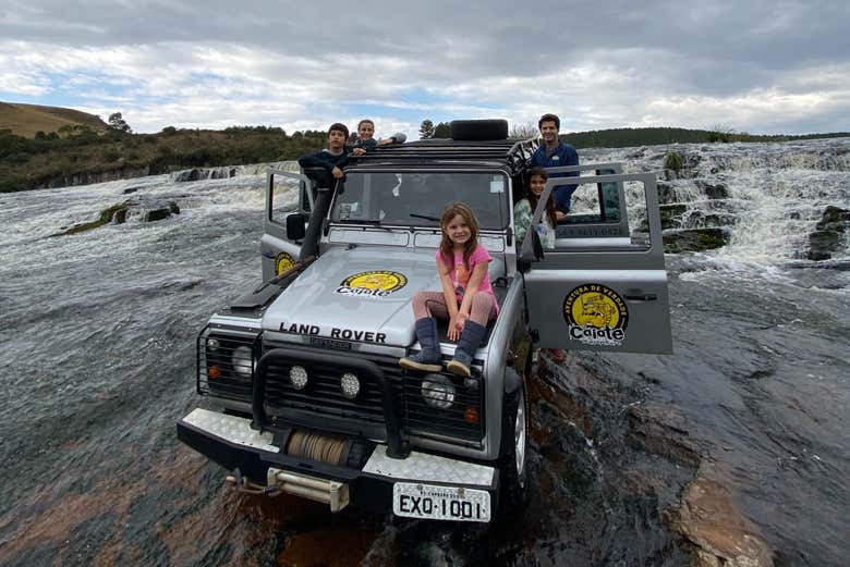 Touring around Cambará do Sul in a 4x4