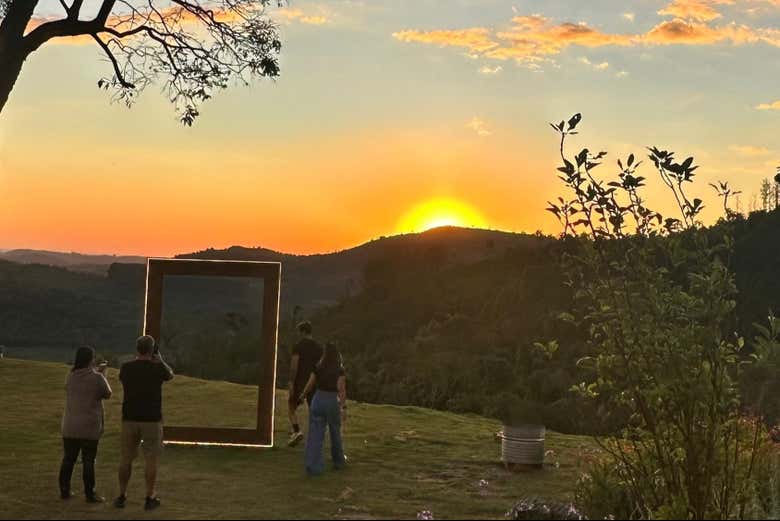 Dalle cantine potrete ammirare un tramonto indimenticabile 