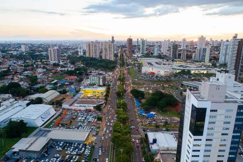Vistas panorámicas de una de las avenidas más importantes
