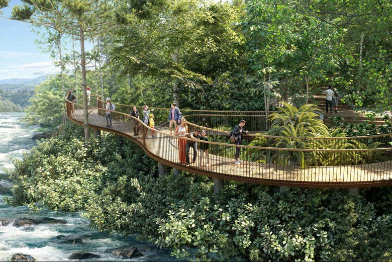 Recorriendo los senderos del Parque del Caracol