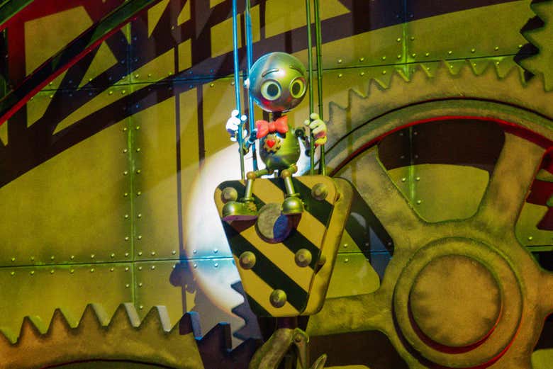 Fuligem, o personagem principal do Parque Mundo a Vapor