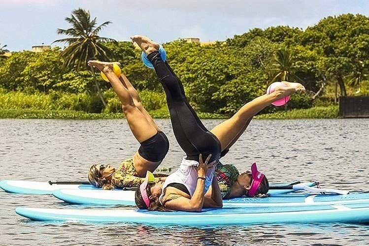 Durante as atividades no parque