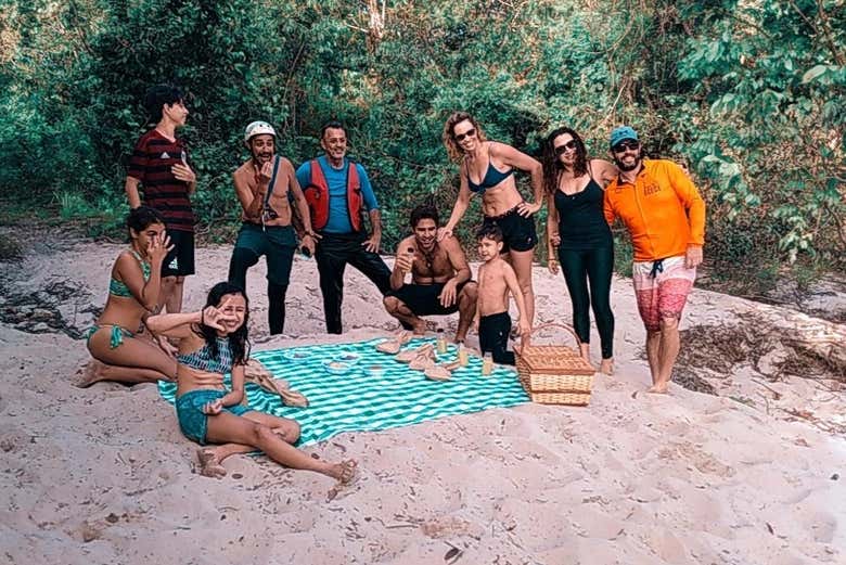 Enjoy a tasty picnic on the banks of the river