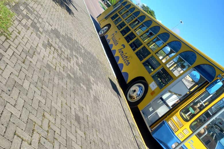 Jardineira para o tour