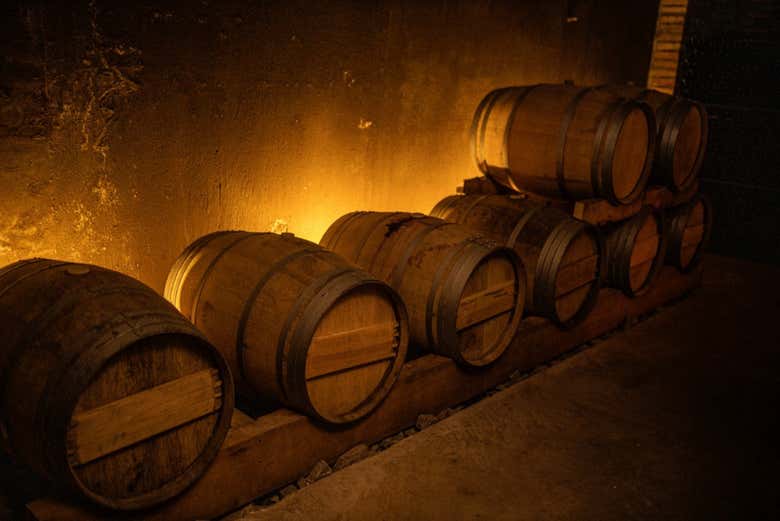 Intérieur d'une cave