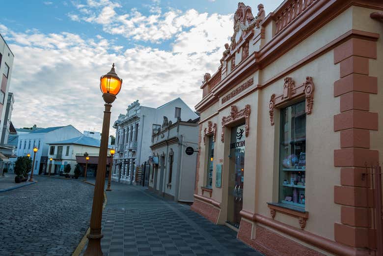 Edifícios en el centro de Garibaldi