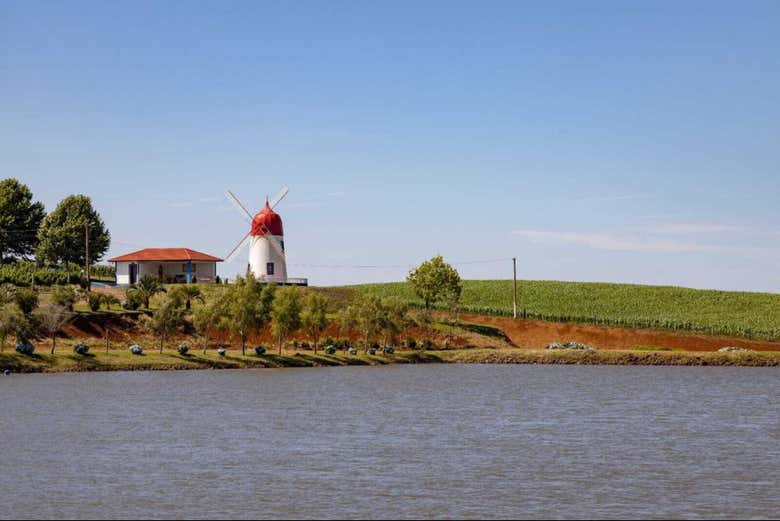 Vista del fiume accanto alla Fazenda do Socorro