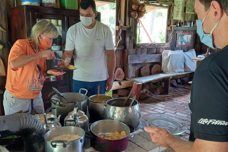 You'll be treated to a delicious lunch