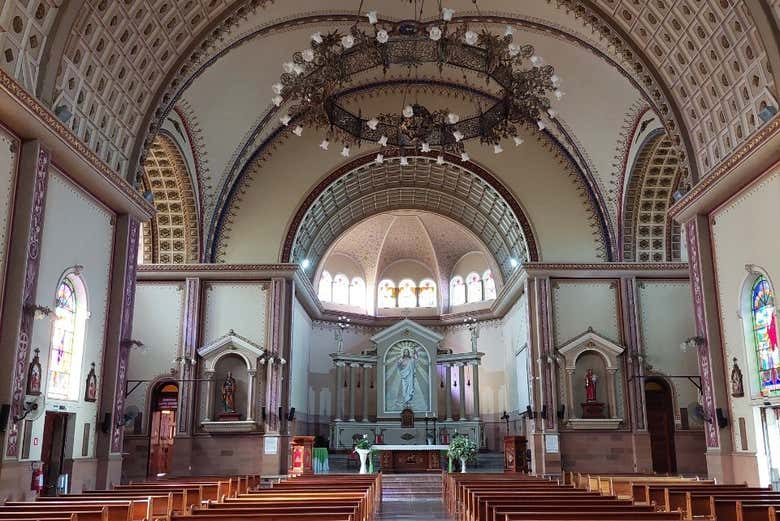 Visit the inside of the church