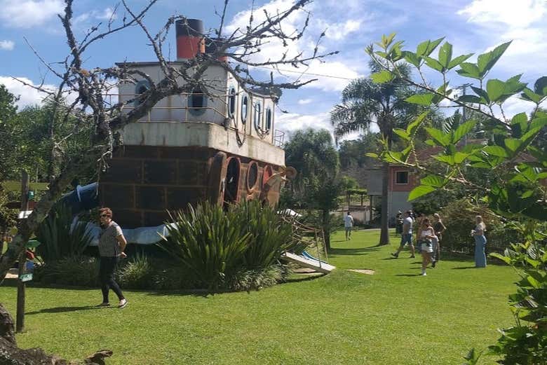 Visitando una finca rural de Flores da Cunha