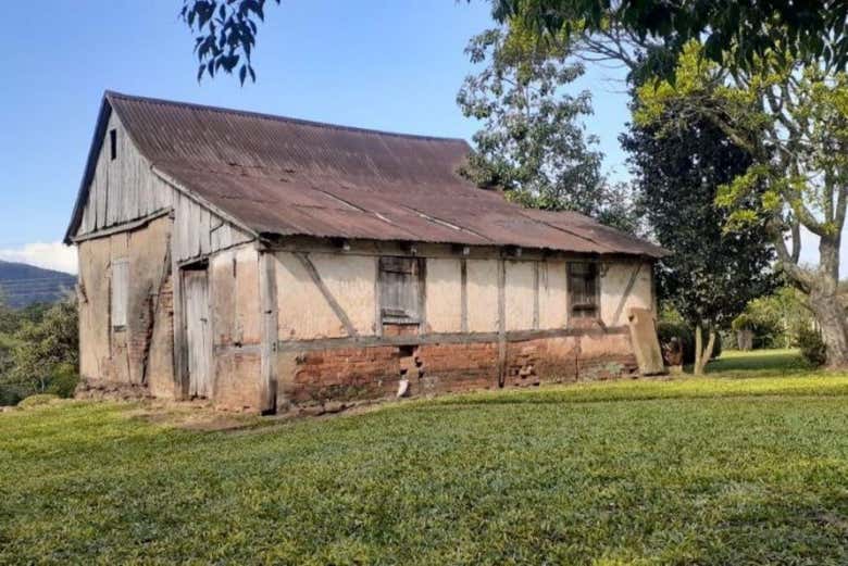 See the very houses that the immigrants lived in