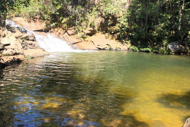 Swim in a natural pool