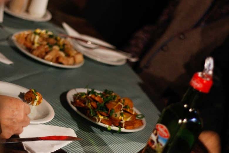 Visitando un bar alemán en Curitiba