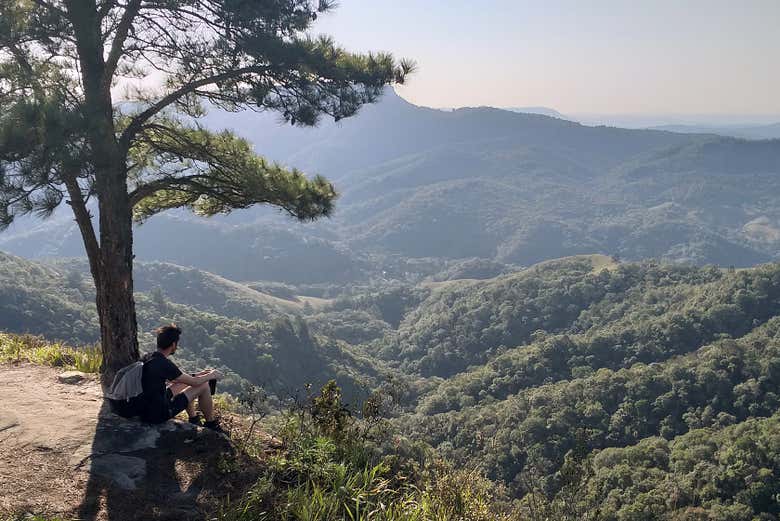 Una parada para descansar en el cañón da Faxina