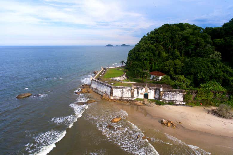 Vista aérea da Fortaleza de Nossa Senhora dos Prazeres
