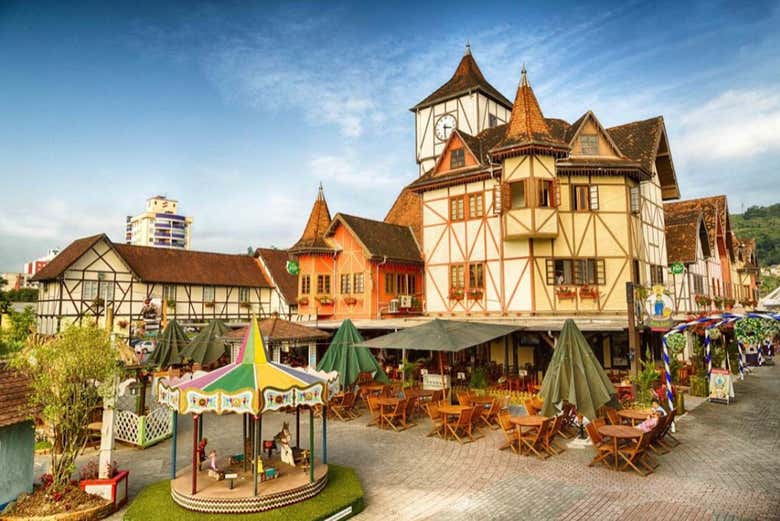 Visitando la villa germánica de Blumenau