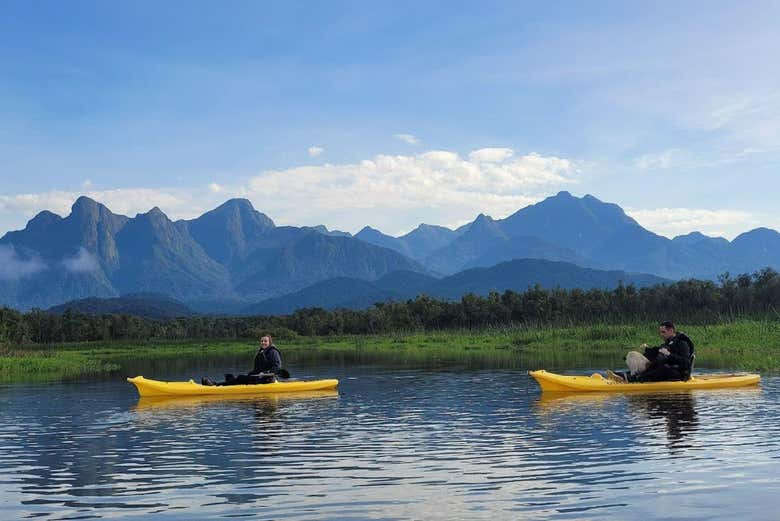 Estaremos protegidos pelas grandes montanhas ao fundo
