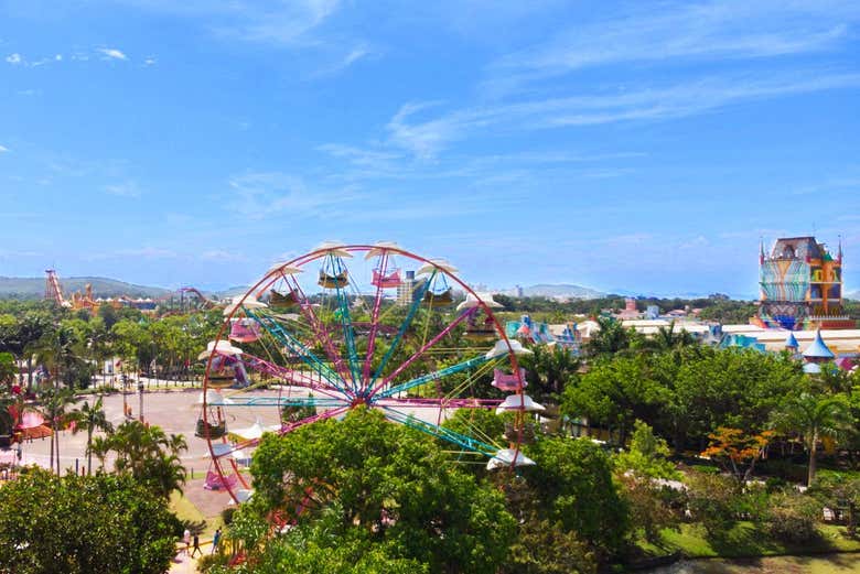 Roda-gigante do parque