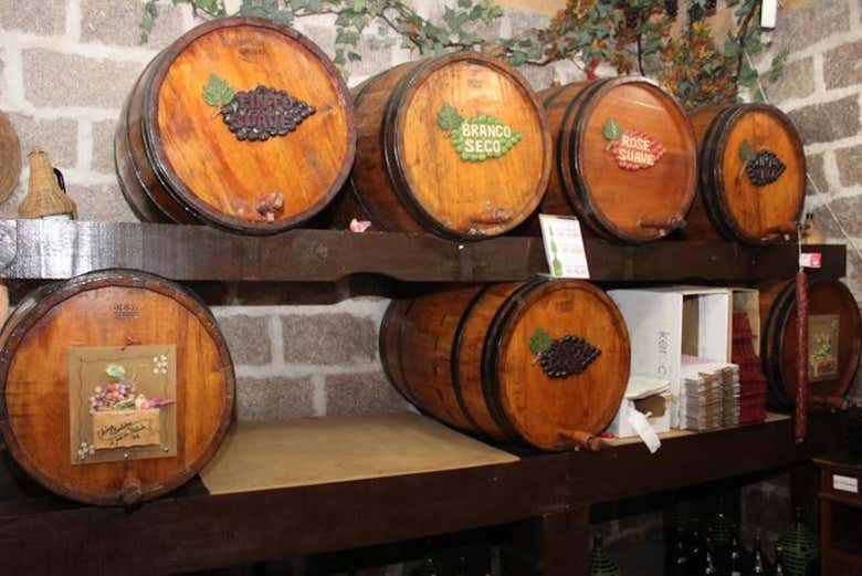 Barricas de vino