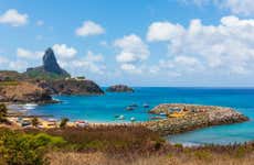Batismo de mergulho na praia do Porto em Fernando de Noronha