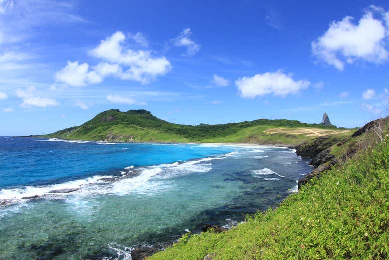 Paisagem paradisíaca durante a trilha Costa Azul