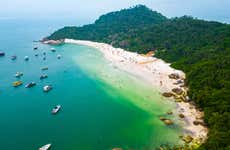 Paseo en barco por la isla de Campeche y Lagoa da Conceição