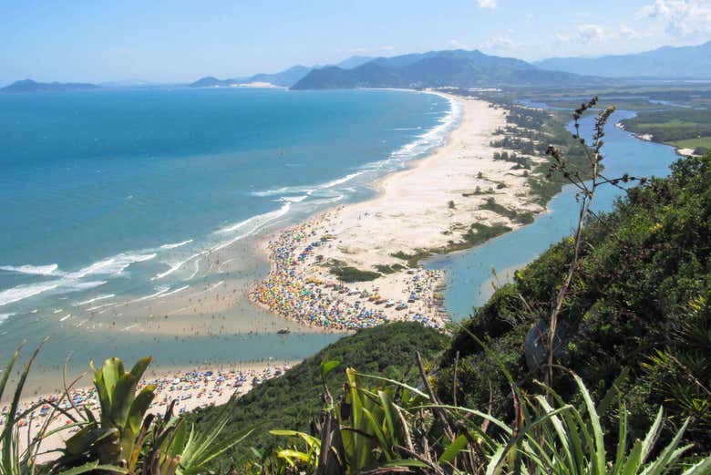 Guarda do Embaú from above