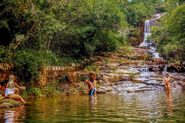 Você terá tempo livre nas cachoeiras
