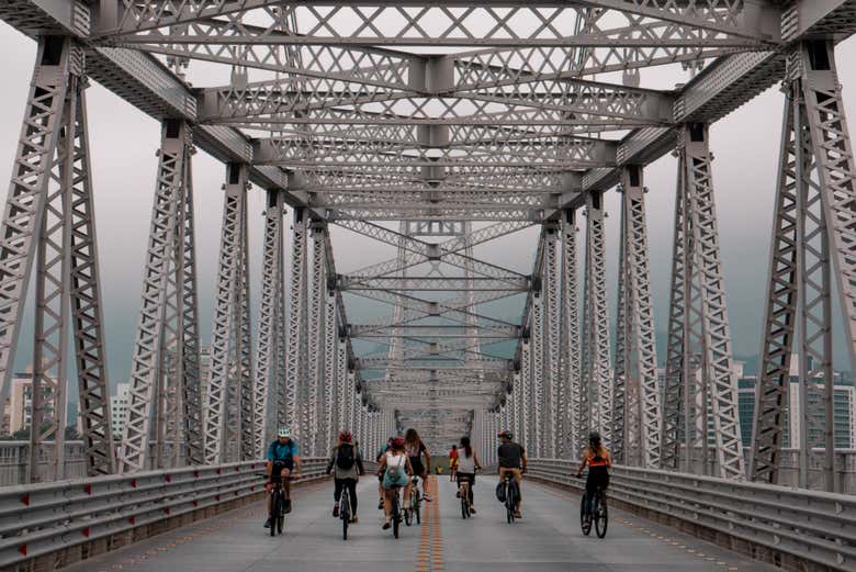 Cross the Hercilio Luz Bridge!