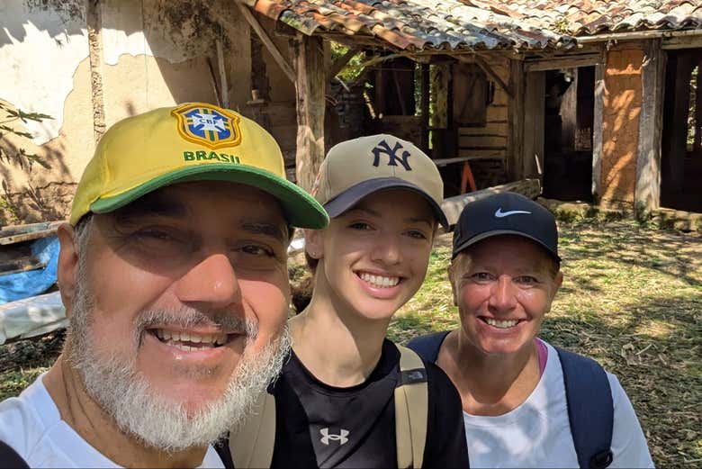 Selfie durante la ruta