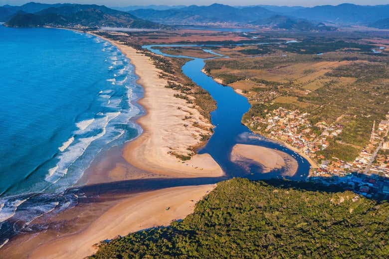 Panorâmica das praias da zona