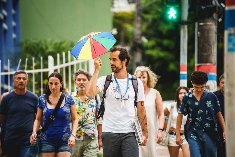 Suivez le guide dans les rues de Florianópolis