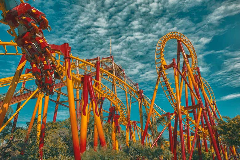 Montaña rusa en Beto Carrero World