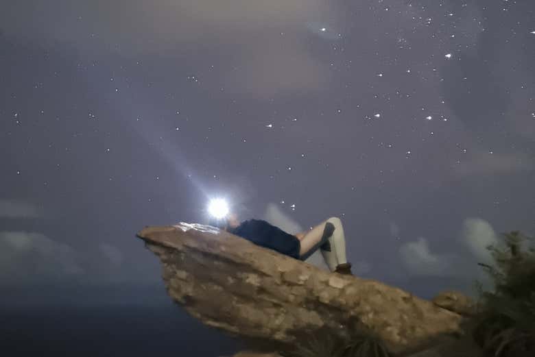 Céu estrelado na lagoinha do Leste