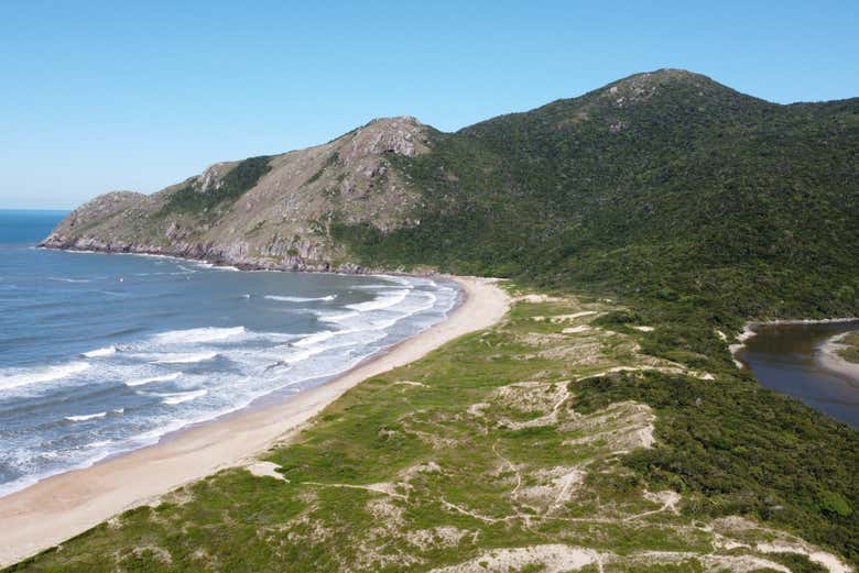 A vista do Morro da Coroa