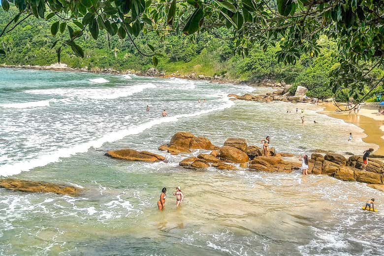 Paisagens idílicas em Bombinhas