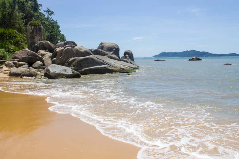 Dia de praia em Bombinhas