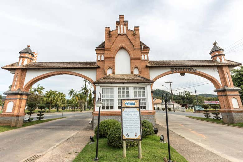Porta de acesso a Pomerode