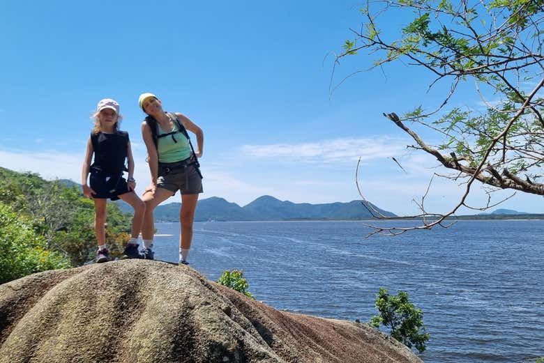 Admirando las vistas de Costa da Lagoa