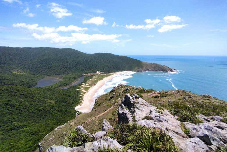 Stunning views of Lagoinha do Leste beach