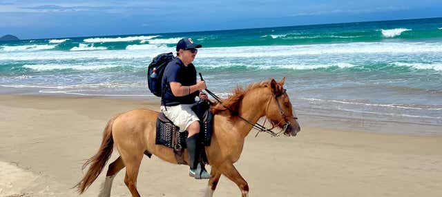 Passeio a cavalo pela Barra da Lagoa