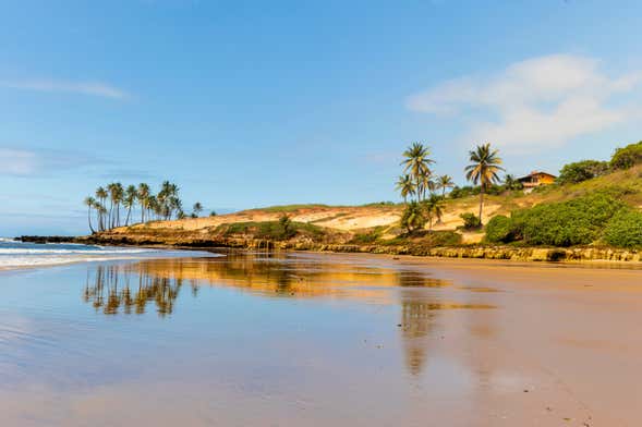 Excursão à praia de Lagoinha + Tour de buggy e barco pelas lagoas