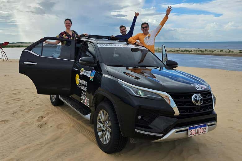 Have a blast on the off-roading vehicle