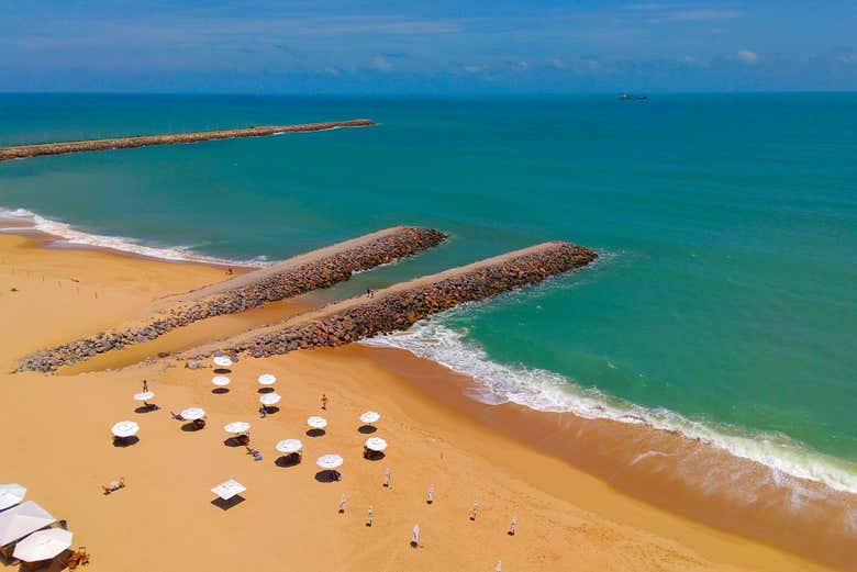 Spiaggia di Iracema vista dall'alto