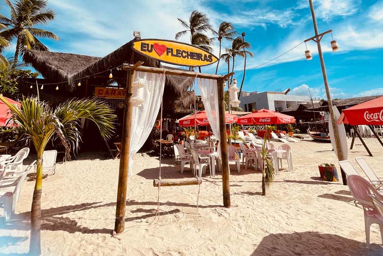 Chiringuito on Flecheiras beach