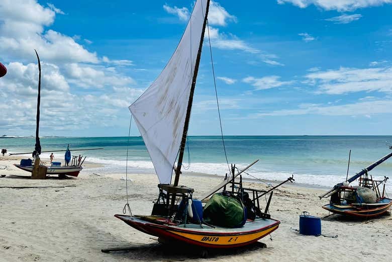 Barcos na praia