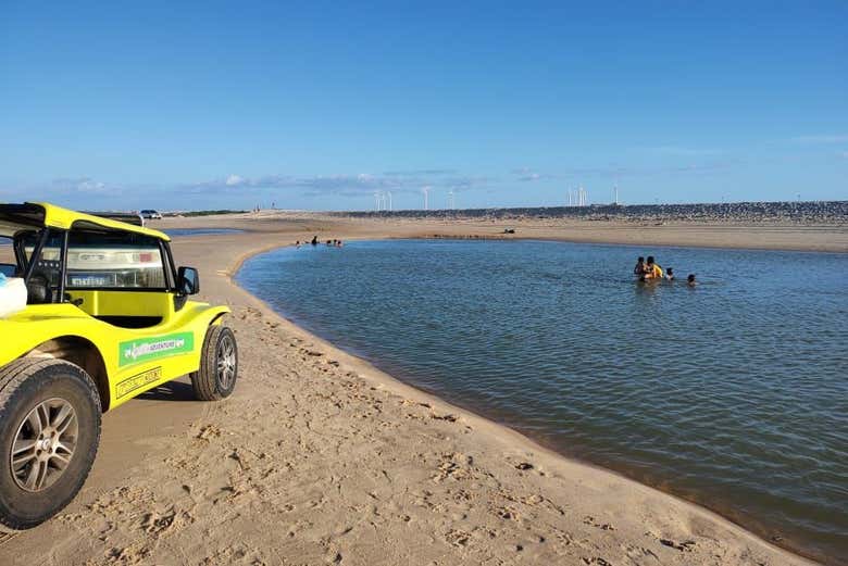 Viajando en buggy hasta Barra Nova
