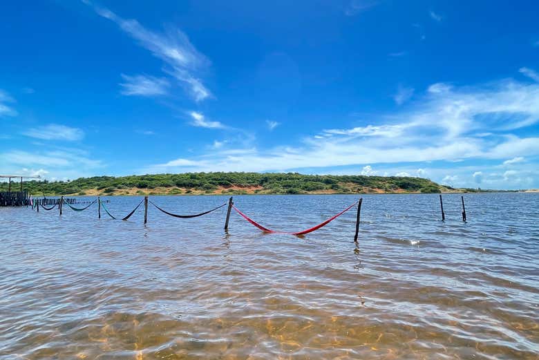 Redes nas lagoas de Lagoinha