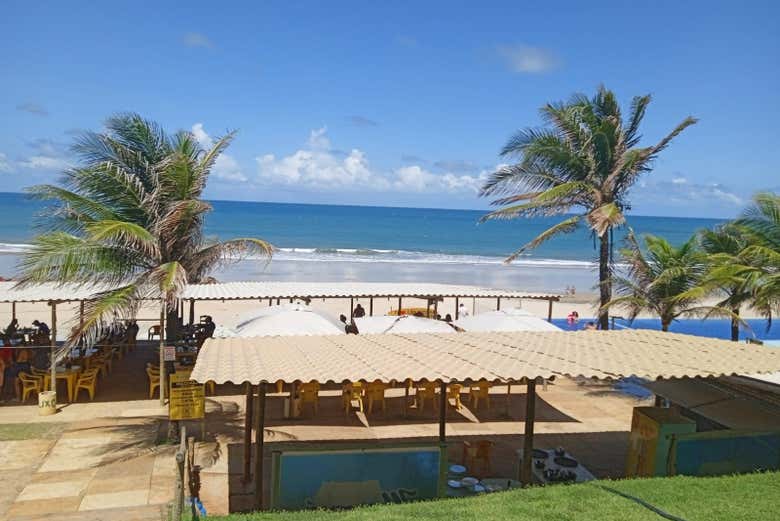 Vista da praia da Lagoinha