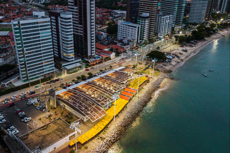 Vista aérea del Mercado dos Peixes